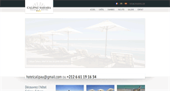 Desktop Screenshot of dakhla-hotel-sahara.com